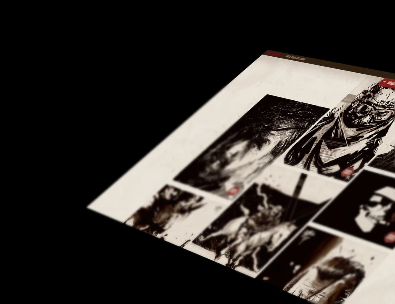 Platzhalter: Galerieansicht mit Community-Beiträgen, Challenge-Hinweisen und Gewinnerkennzeichnung.