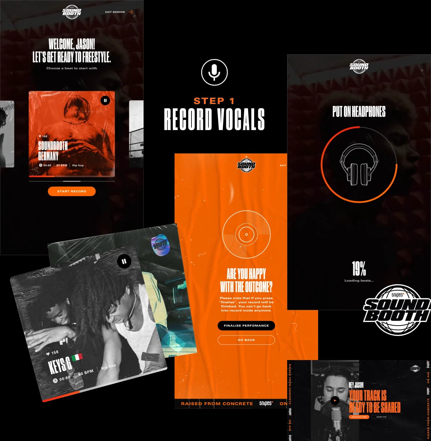 Shareable Moment: fertiger Track als Video auf einem Smartphone‑Feed, idealer Social‑Post als Platzhalterbild.