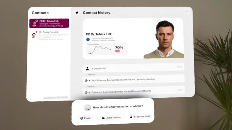 KI-gestütztes Kommunikationstraining für den pharmazeutischen Außendienst in VR.