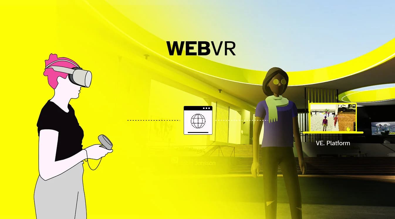 Screenshot des Eventprogramms und der UI-Elemente im Digital Space (Platzhalter)