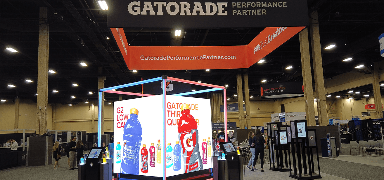 Gatorade auf der NATA 2019: Hypeboxes und Hydration Cube in Las Vegas