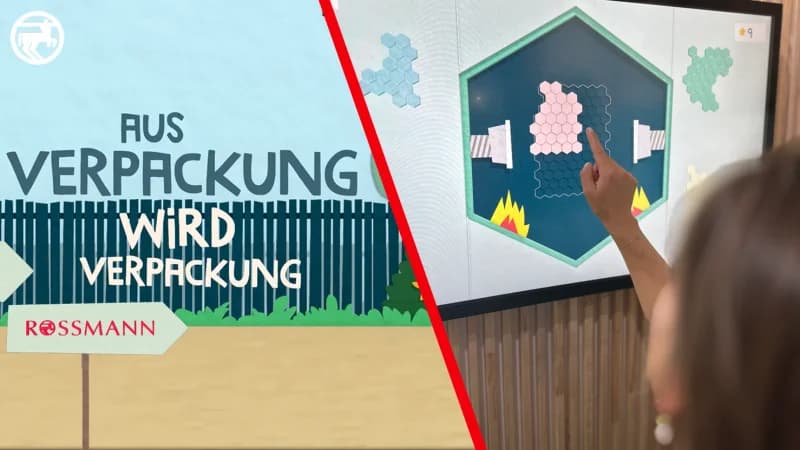 Interaktive Spielinstallation zur Kreislaufwirtschaft für die IdeenExpo 2024.
